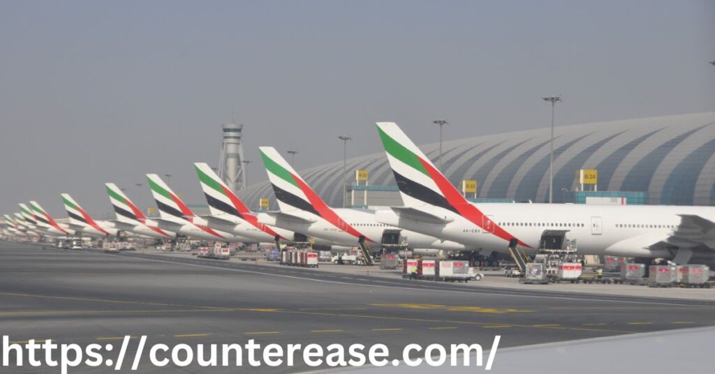 Emirates Airlines at Chicago O’Hare International Airport
