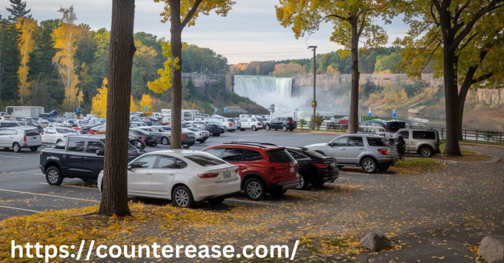 Parking at Great Falls Park, Maryland Side
