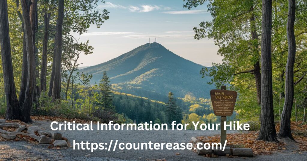 Critical Information for Your Hike