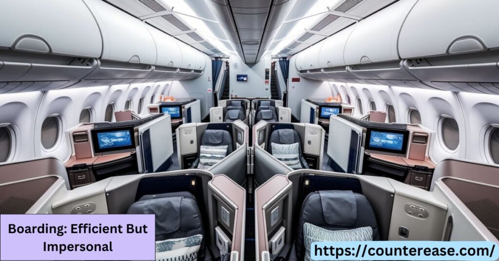 Boarding: Efficient But Impersonal