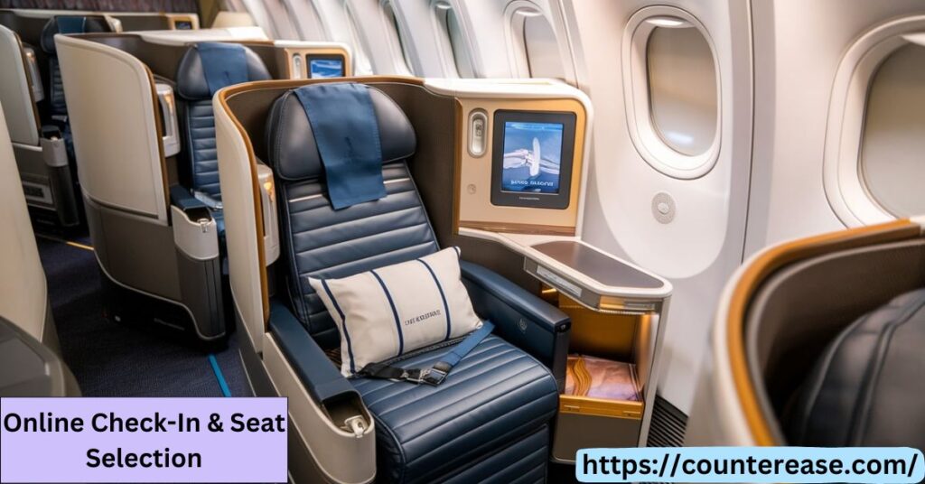 Online Check-In & Seat Selection