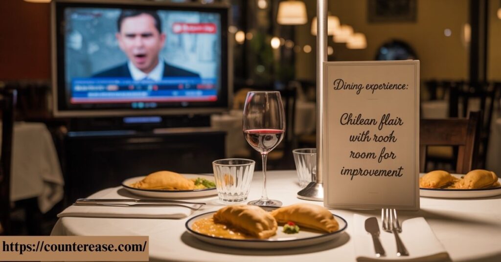 Dining Experience: Chilean Flair With Room For Improvement