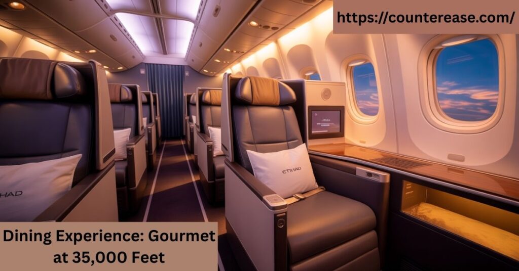 Dining Experience: Gourmet at 35,000 Feet