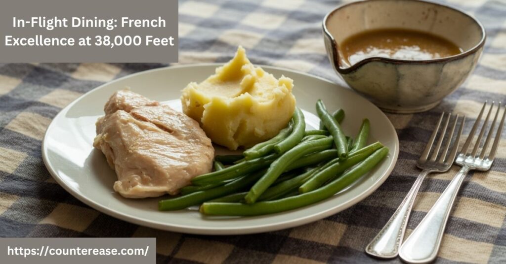 In-Flight Dining: French Excellence at 38,000 Feet