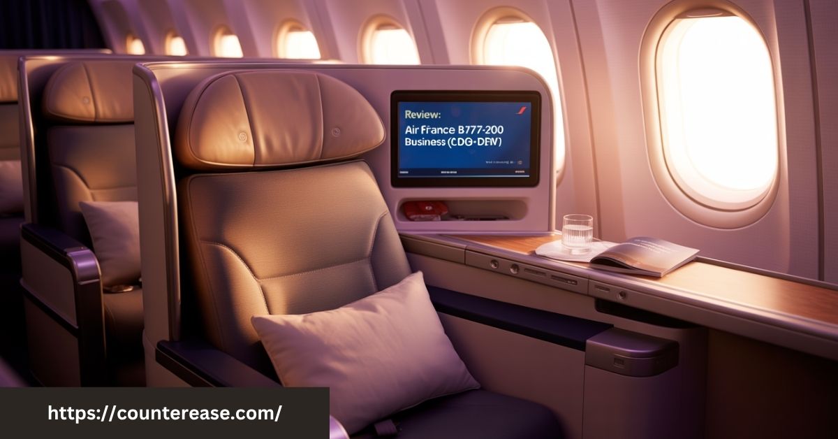 Review: Air France B777-200 Business (CDG-DFW)