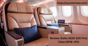 Review: Delta A220-100 First Class (DFW-JFK)