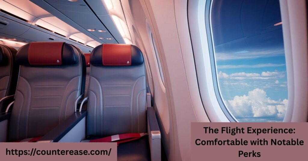 The Flight Experience: Comfortable with Notable Perks