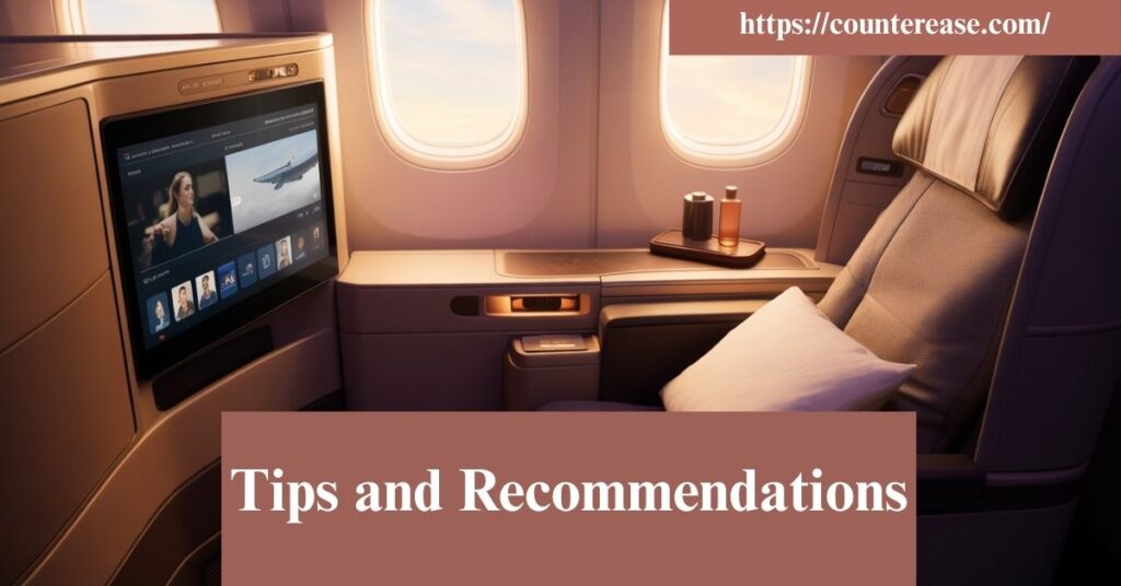 Tips and Recommendations