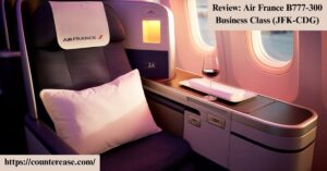 Review: Air France B777-300 Business Class (JFK-CDG)