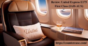 Review: United Express E175 First Class (IAH-AUS)