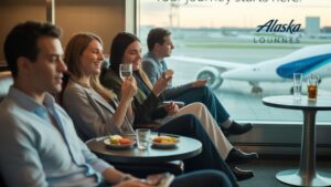 Review Alaska Airlines Lounge New York JFK
