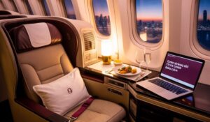 Review: Qatar Airways Old First Class 777-300 Doha-Cairo