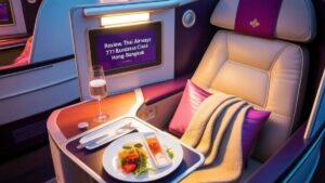 Review Thai Airways 777-300 Business Class Hong Kong-Bangkok