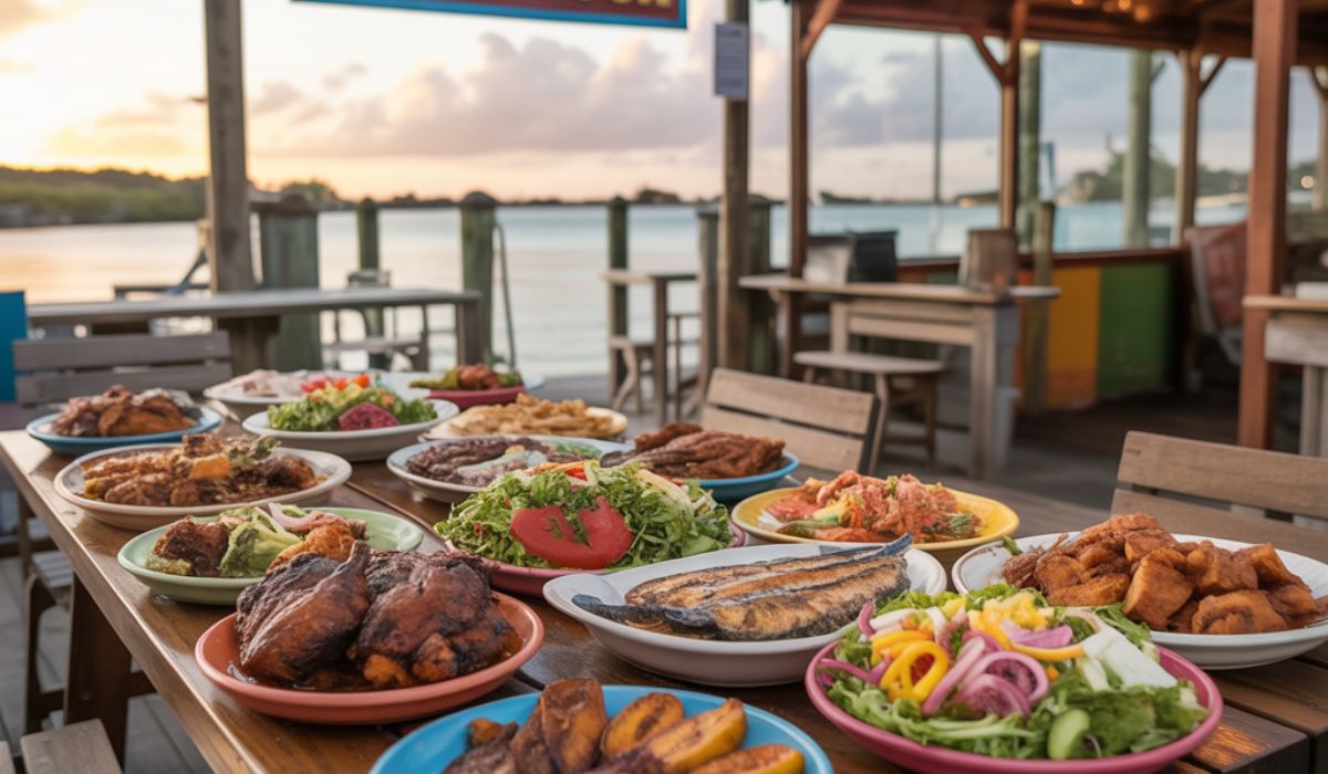 Eating At Dodgy Dock, Grenada A Wednesday Night Feast